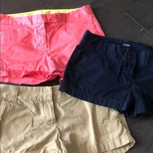 J Crew city Fit shorts size 6